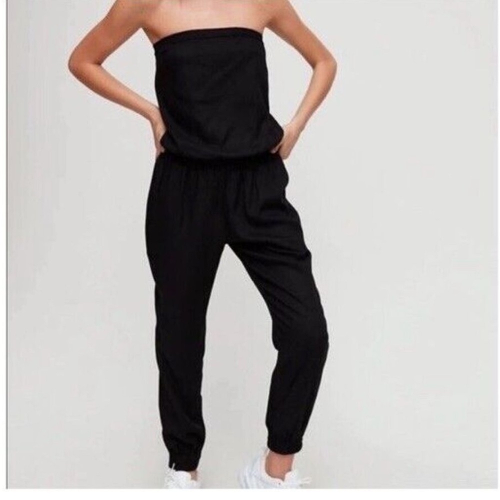 Sunday Best ARITZIA strapless jumpsuit sz med